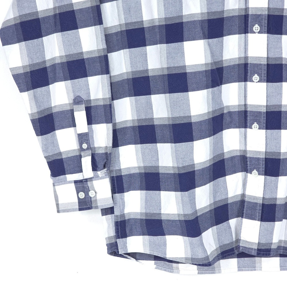 Cinch Western Button Down Shirt Men Large Plaid Heavyweight Long Sleeve Gorpcore - Picture 11 of 16